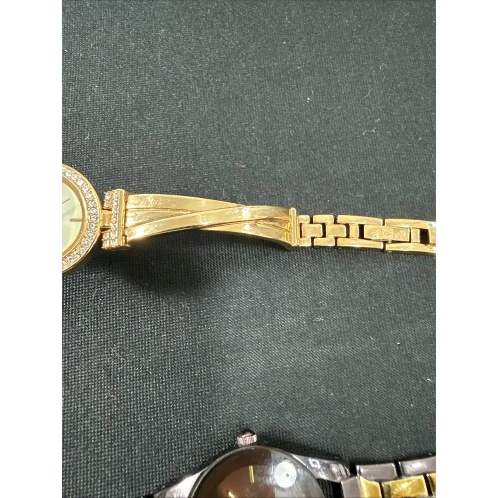 3 Anne Klein Watches All Have A New Battery All 3 In Great Condition! (B24)